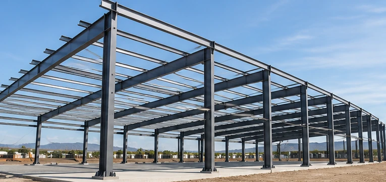 Industrial building frame