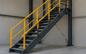 Escalera con barandal