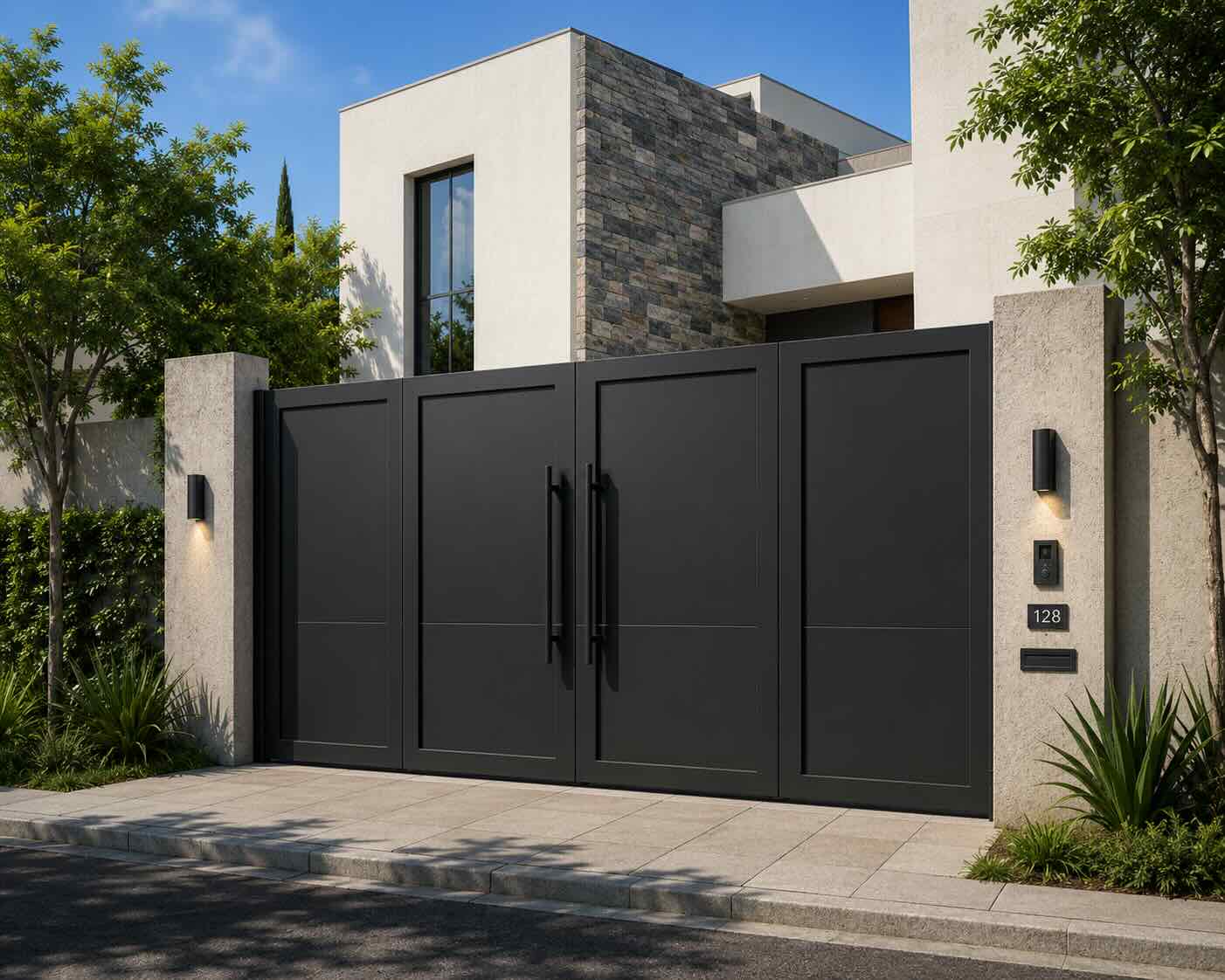 Diseño de portones residenciales a medida
